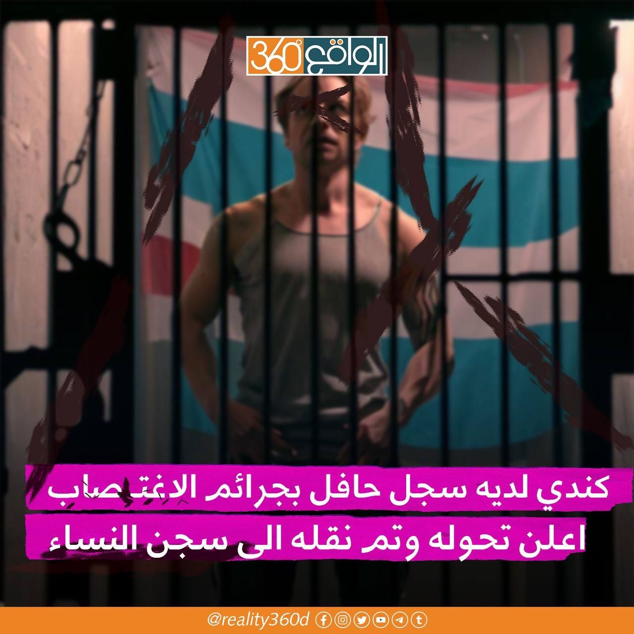 كندي لديه سجل حافل بجرائم الاغتصاب اعلن تحوله وتم نقله الى سجن النساء