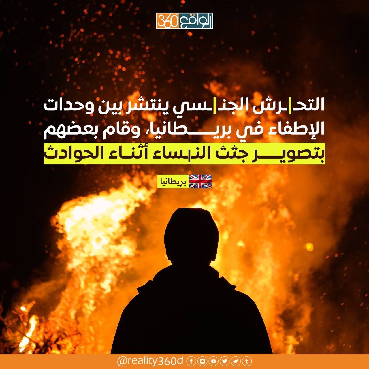 التحرش الجنسي ينتشر بين وحدات الاطفاء في بريطانيا وقام بعضهم بتصوير جثث النساء اثناء الحوادث