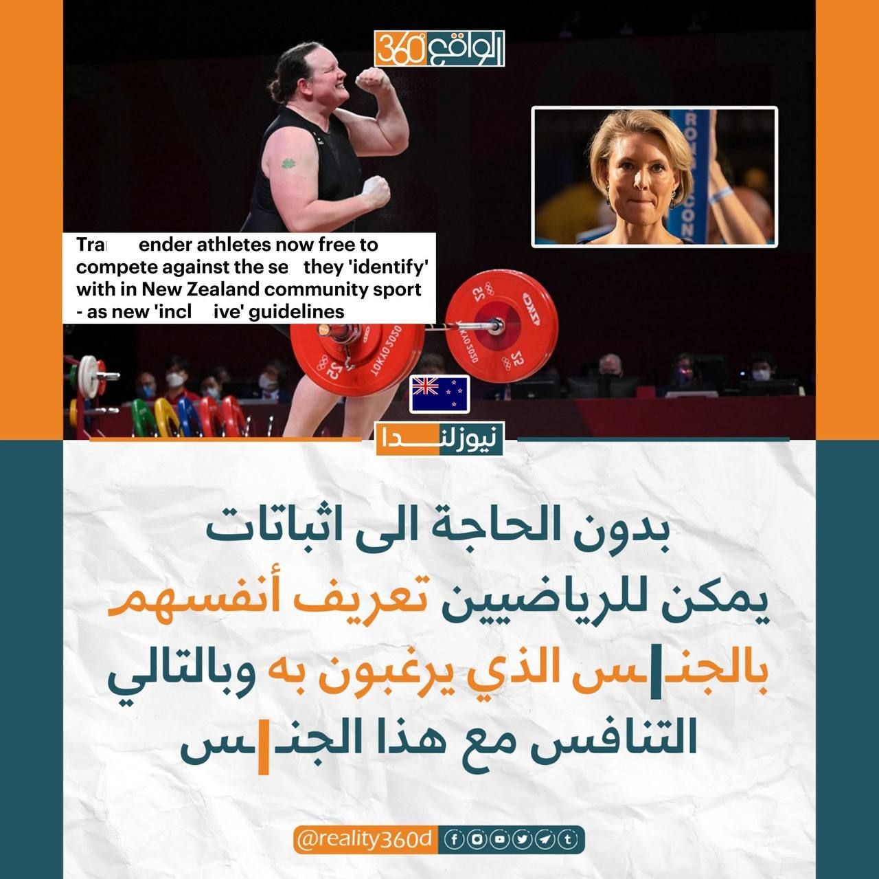 بدون الحاجة الى اثباتات يمكن للرياضيين تعريف انفسهم بالجنس الذي يرغبون به وبالتالي التنافس مع هذا الجنس