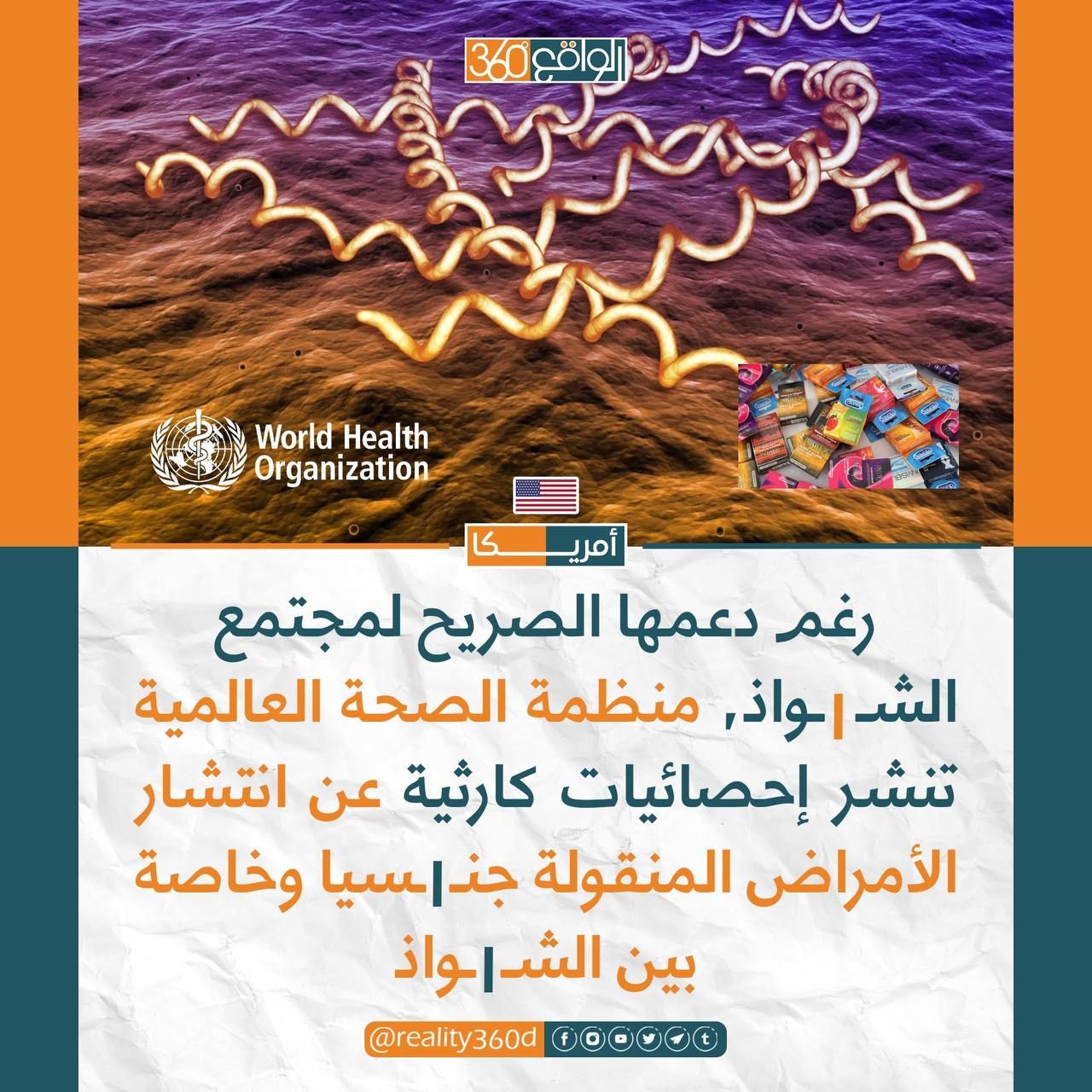 رغم دعمها الصريح لمجتمع الشواذ منظمة الصحة العالمية تنشر احصائيات كارثية عن انتشار الامراض المنقولة جنسيا وخاصة بين الشواذ