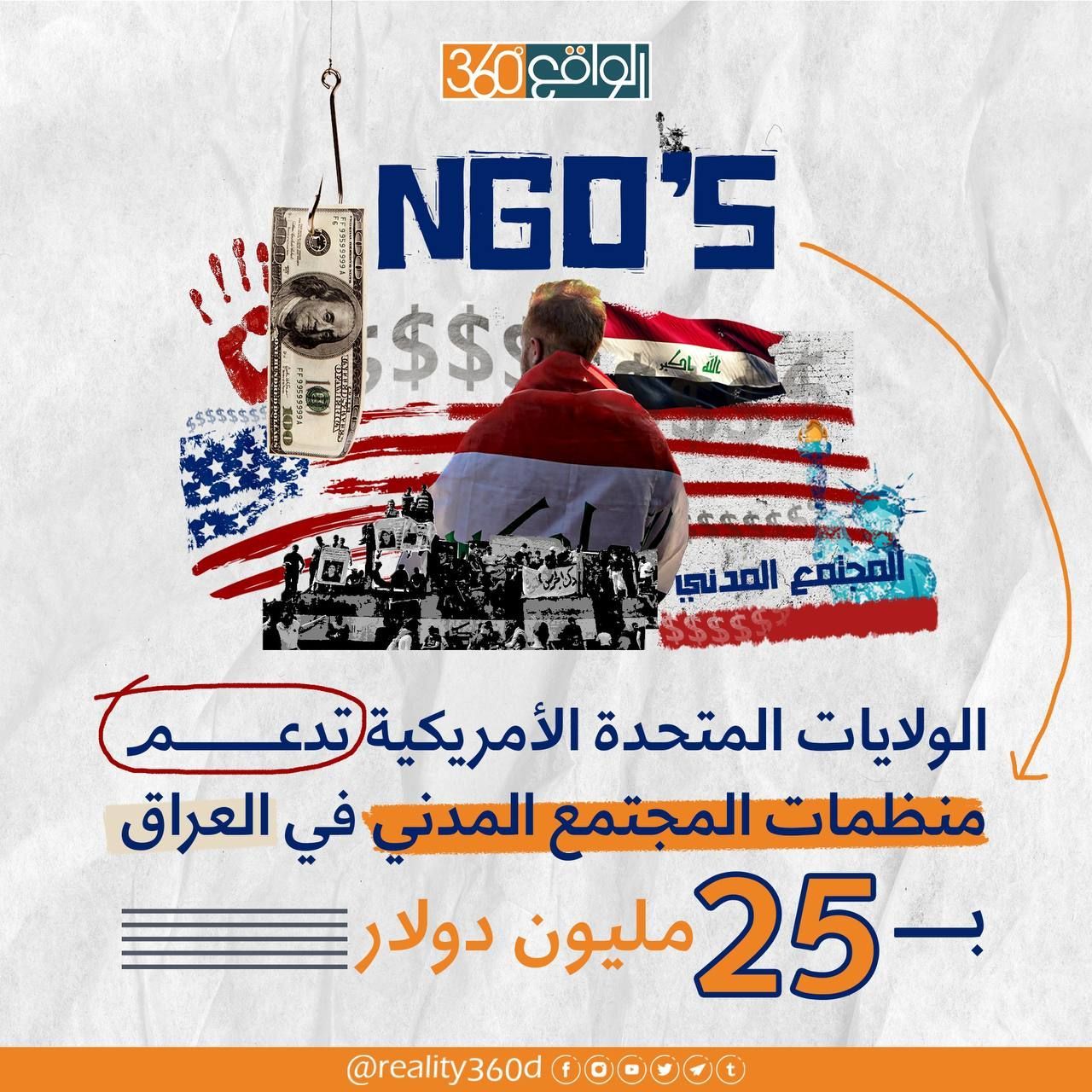 الولايات المتحدة تدعم منظمات المجتمع المدني في العراق ب25 مليون دولار