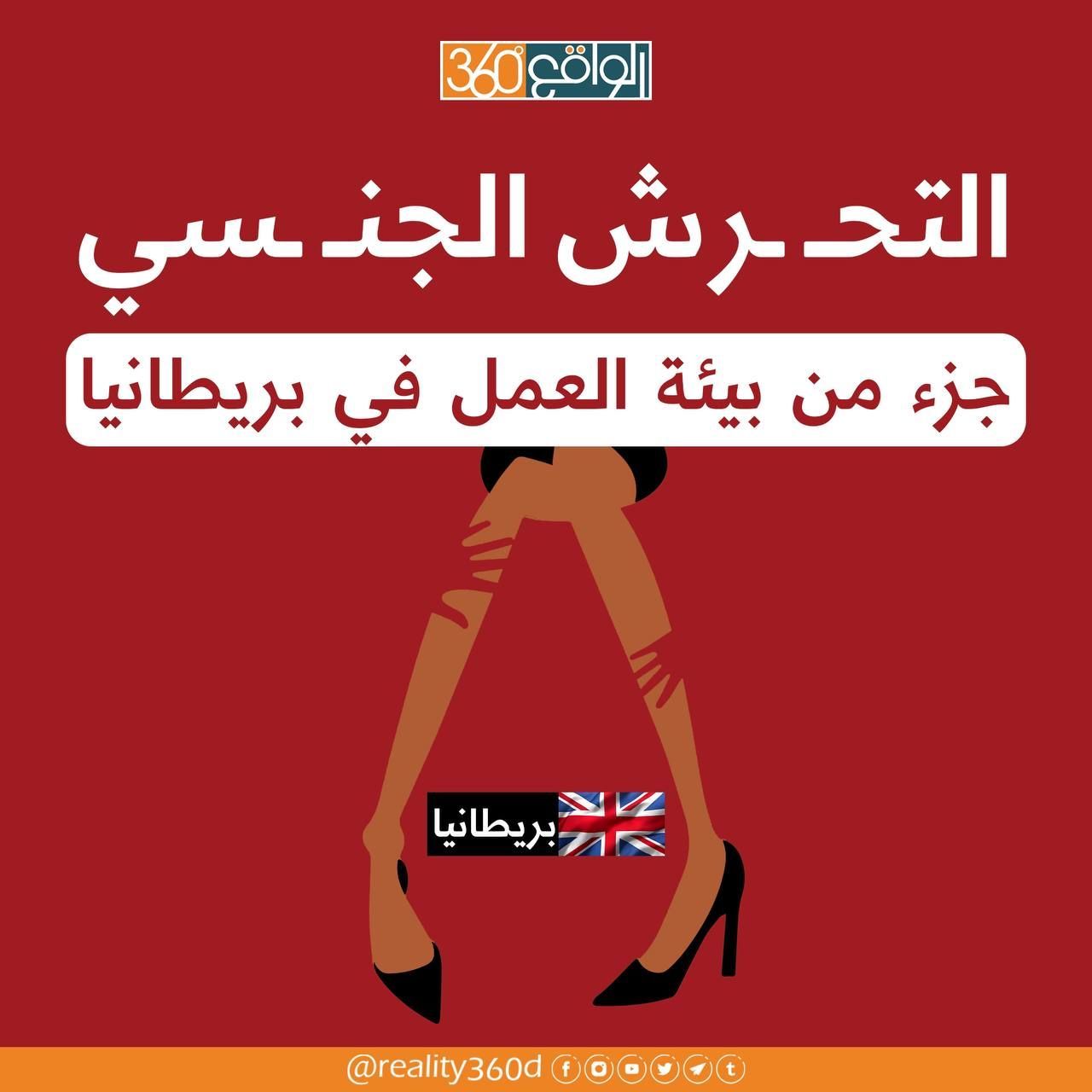 التحرش الجنسي جزء من بيئة العمل في بريطانيا