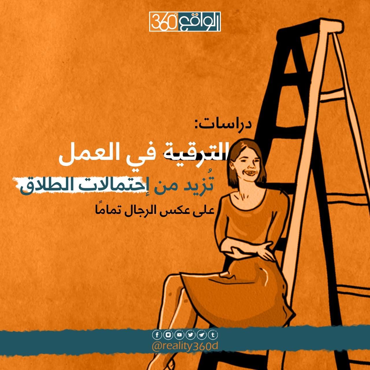 دراسات : الترقية في العمل تزيد من إحتمالات الطلاق على عكس الرجال تماماً