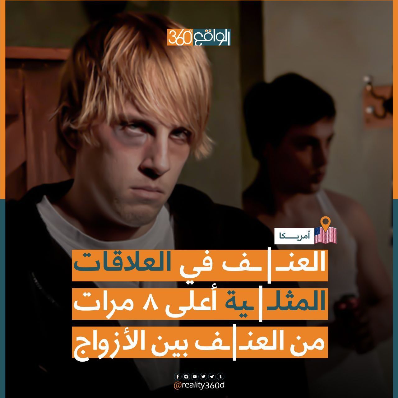 العنف في العلاقات المثلية أعلى 8 مرات من العنف بين الأزواج