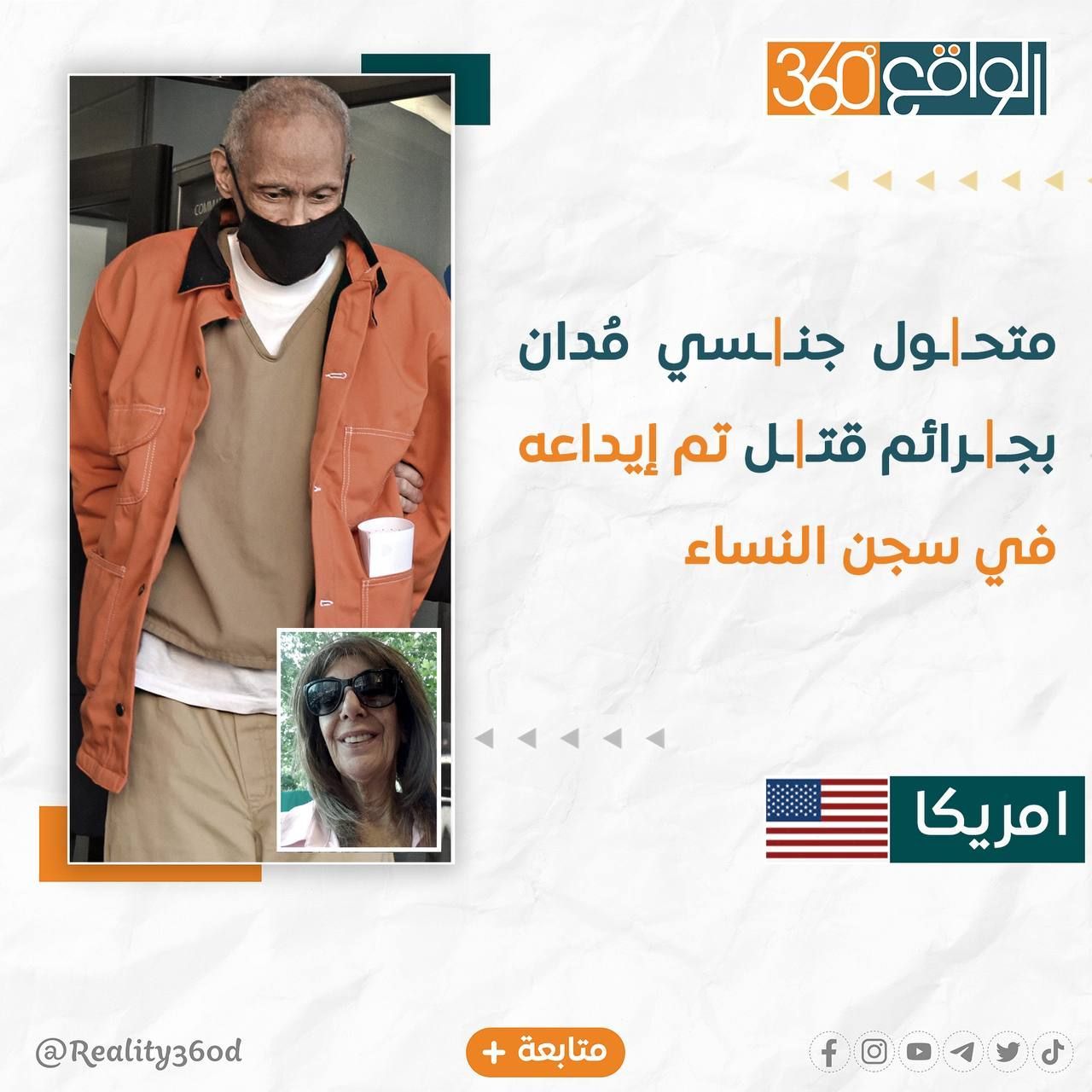 متحول جنسي مدان بجرائم قتل تم أيداعه في سجن النساء