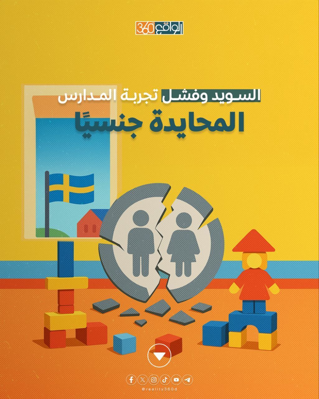 السويد وفشل تجربة المدارس المحايدة جنسيًا